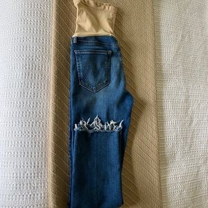 MOTHER Secret Fit Belly Maternity Jeans / 27